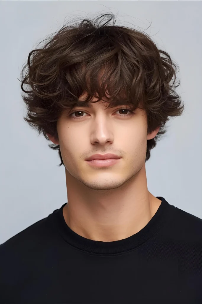 Airy Perm with Light BangsFeaturing wispy, lightweight layers throughout, this perm style creates an "airy" effect that's both youthful and elegant. The face-framing layers soften facial features for a gentle, approachable look.