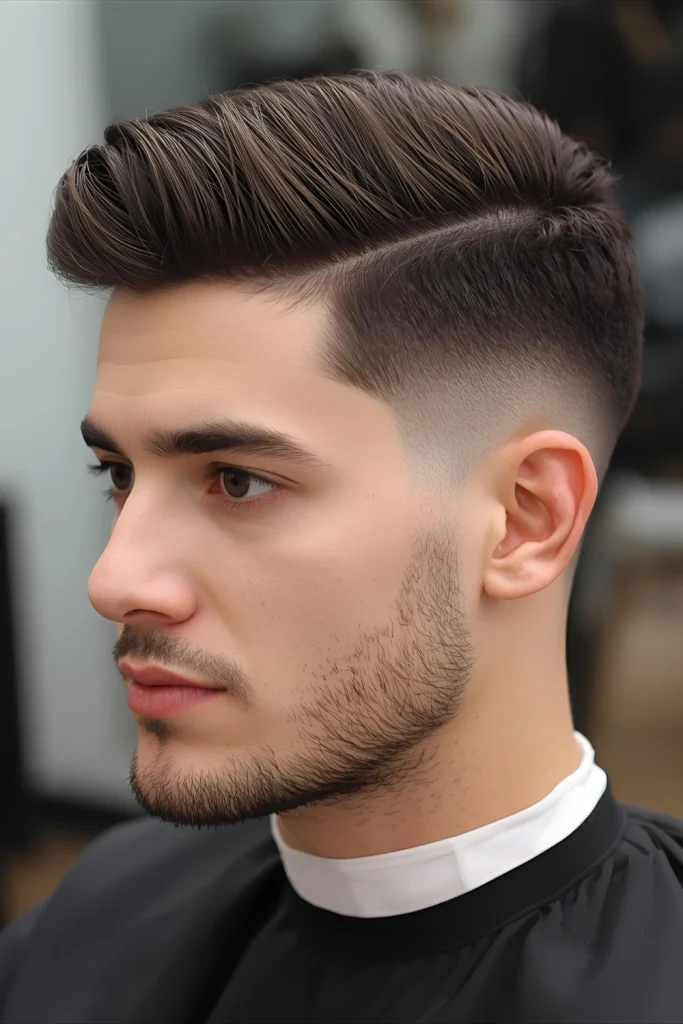 Caesar Cut with Texture

The Roman classic returns with more texture and movement, making it ideal for straight hair's natural sleekness.