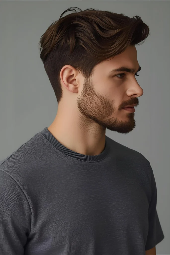 Long Top with Natural Taper The longer top falls naturally into place, while the taper keeps the sides tidy and low-maintenance..