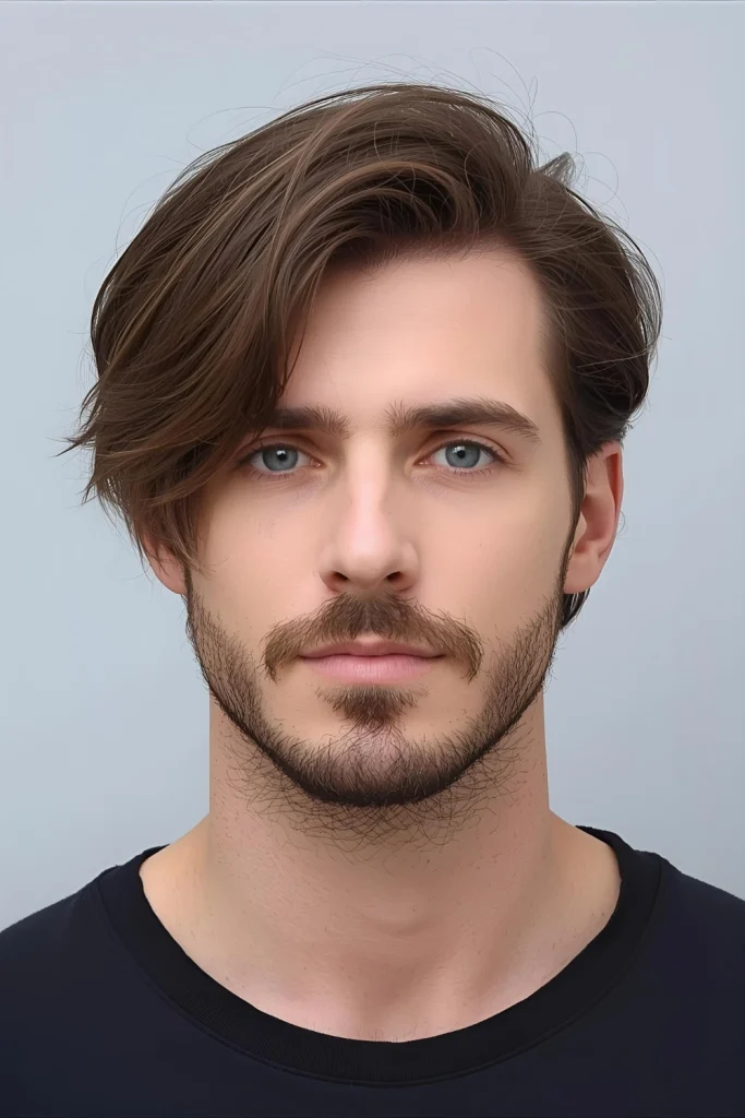 Medium Length with Natural Layers Strategic layers remove bulk while allowing your hair to fall naturally. This style looks great air-dried and requires minimal product.