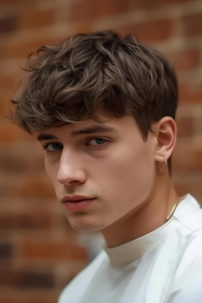 Modern Caesar Cut with Texture This Roman-inspired classic returns with more texture and movement. The 2026 version features a slightly longer, piece-y fringe that's more versatile than the tradi