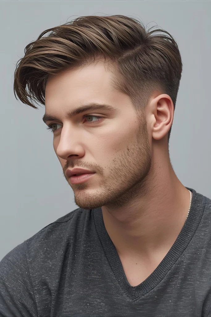 Old money haircut men — natural side part suits most face shapes 2026