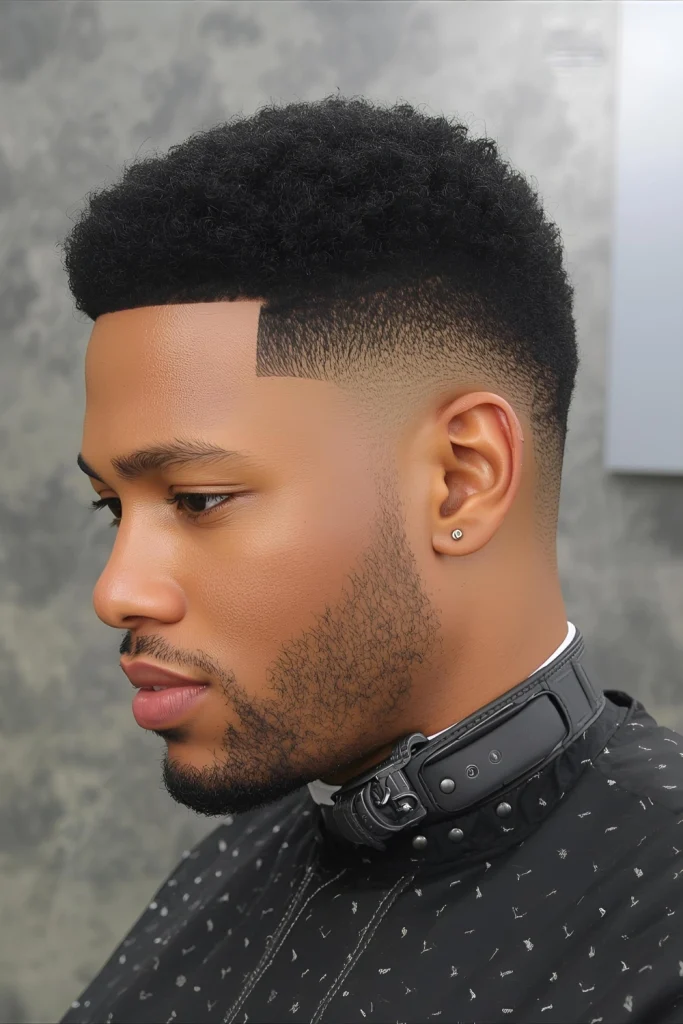 Short Afro with Tapered Sides Celebrate natural texture with this cut that requires just a pick-out in the morning and maintains its shape for weeks.
