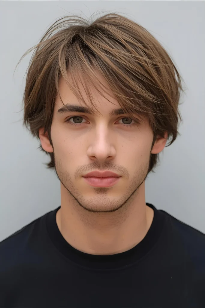 Short Shag with Natural Texture Layers are cut to enhance your hair’s natural movement, creating a style that looks great with just a quick scrunch of product.
