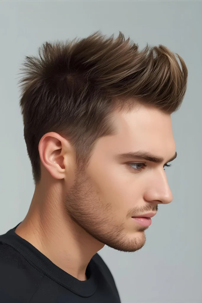 Short Spiky Texture Piece-y spikes created with texturizing products give an energetic, athletic vibe perfect for spring.