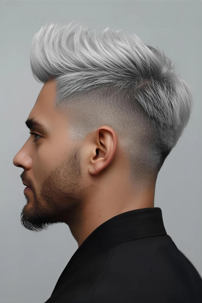 Silver Mullet with Textured Back