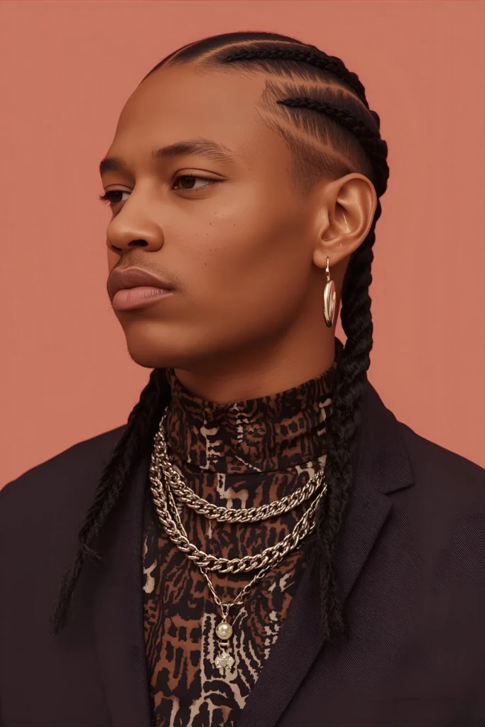 Spring 2026 Braiding TrendsThis season brings several exciting developments in men's braided styles: