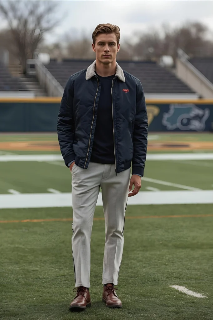 Swept Fringe with Taper

A more polished option, the swept fringe stays in place during play while the taper keeps the sides clean. It's versatile for both the field and post-game interviews