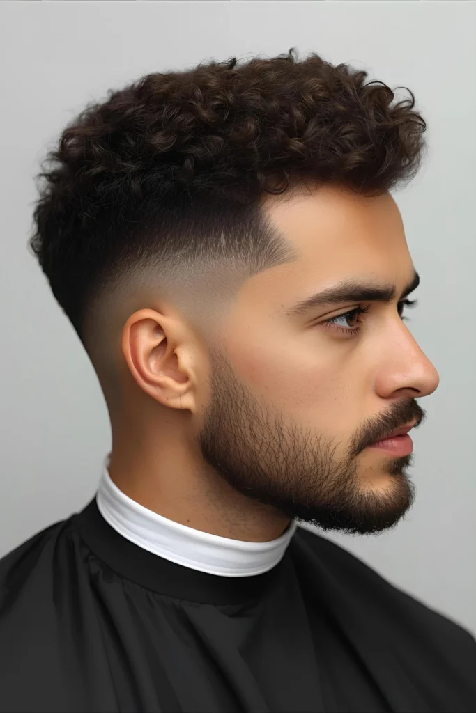 Taper with Curly Modern BowlUpdate the bowl cut with modern tapering and curly texture for a surprisingly fresh take on this classic shape.