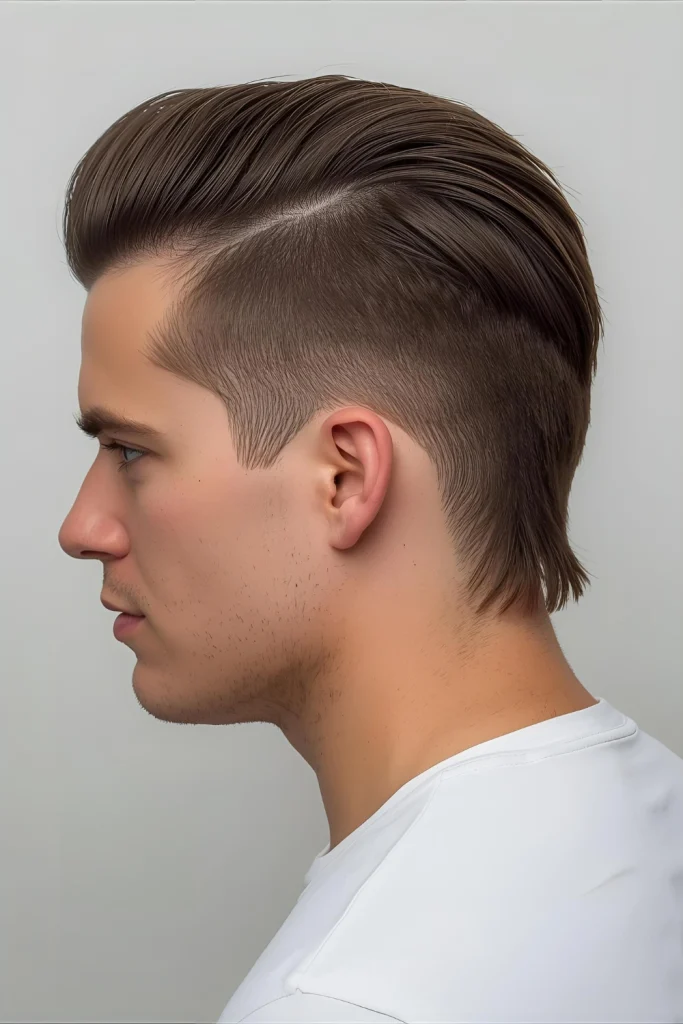 Textured Mullet with Fade

The party-in-back style gets a summer update with shorter length and a clean fade that makes it more wearable for daily life.