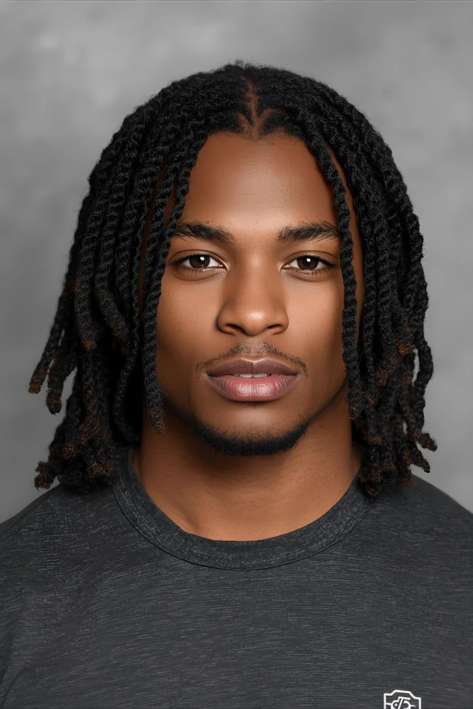 Textured Two-Strand Twists

A protective style that combines style with functionality. Twists stay secure during movement and can be easily refreshed between games. They're versatile enough for both games and everyday wear.
