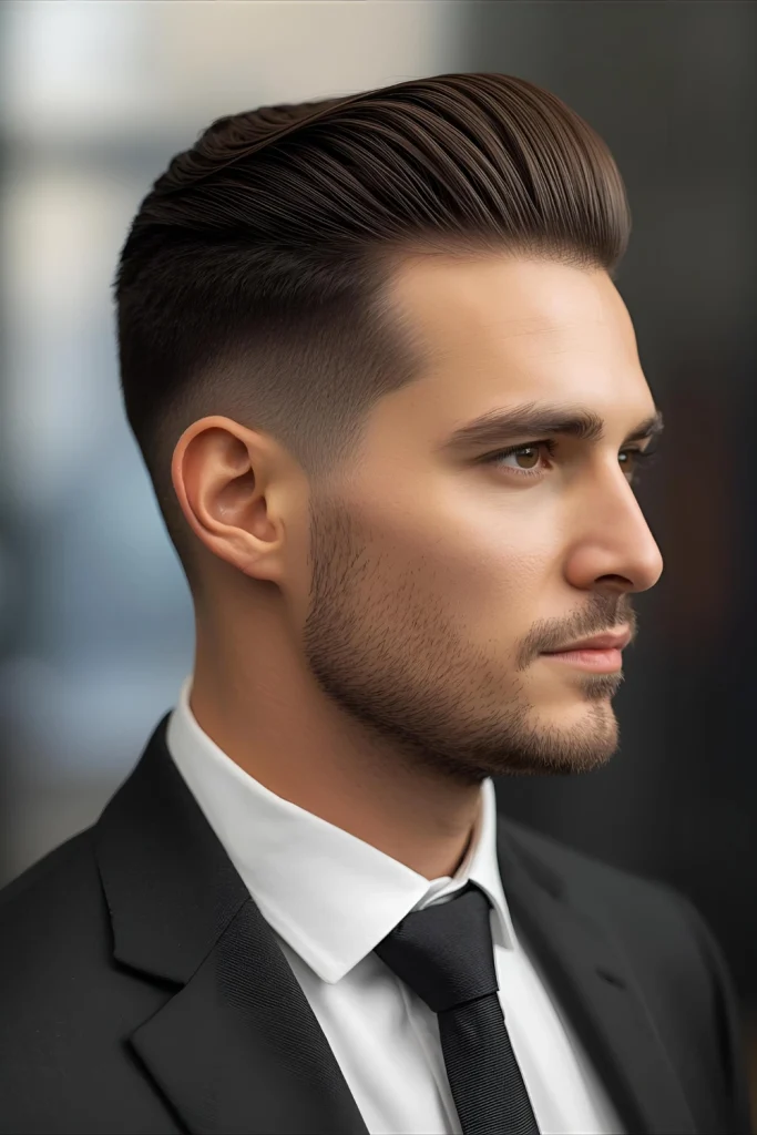 The Blow Out with Textured Taper

Keep the taper longer and add texture throughout for a more cohesive, less stark look that's perfect for professional environments.