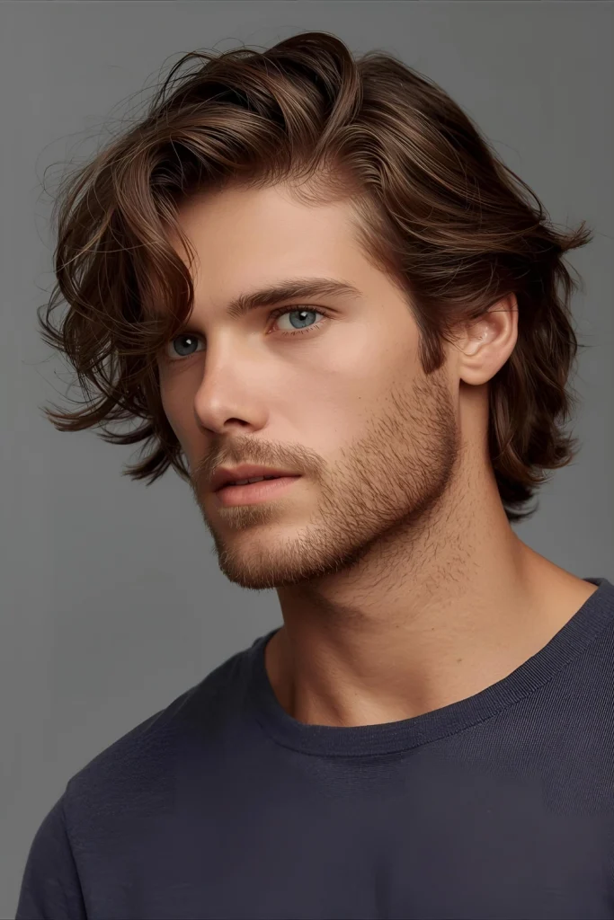 The Bro Flow This effortless style embraces natural texture and movement. The bro flow is essentially well-cut medium-length hair that's left to do its thing—perfect for wavy hair and low-mainten