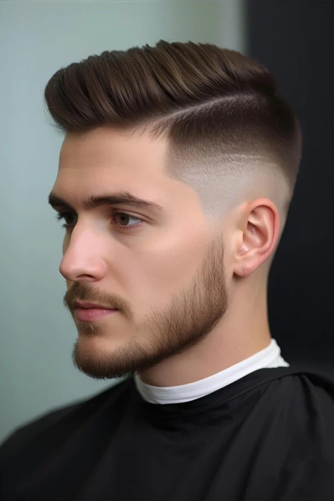 The Classic High Fade

The go-to for maximum contrast. The high fade starts at the temple, blending from skin into your glorious curls. This style puts your curls on a pedestal, making them the undeniable star of the show.
