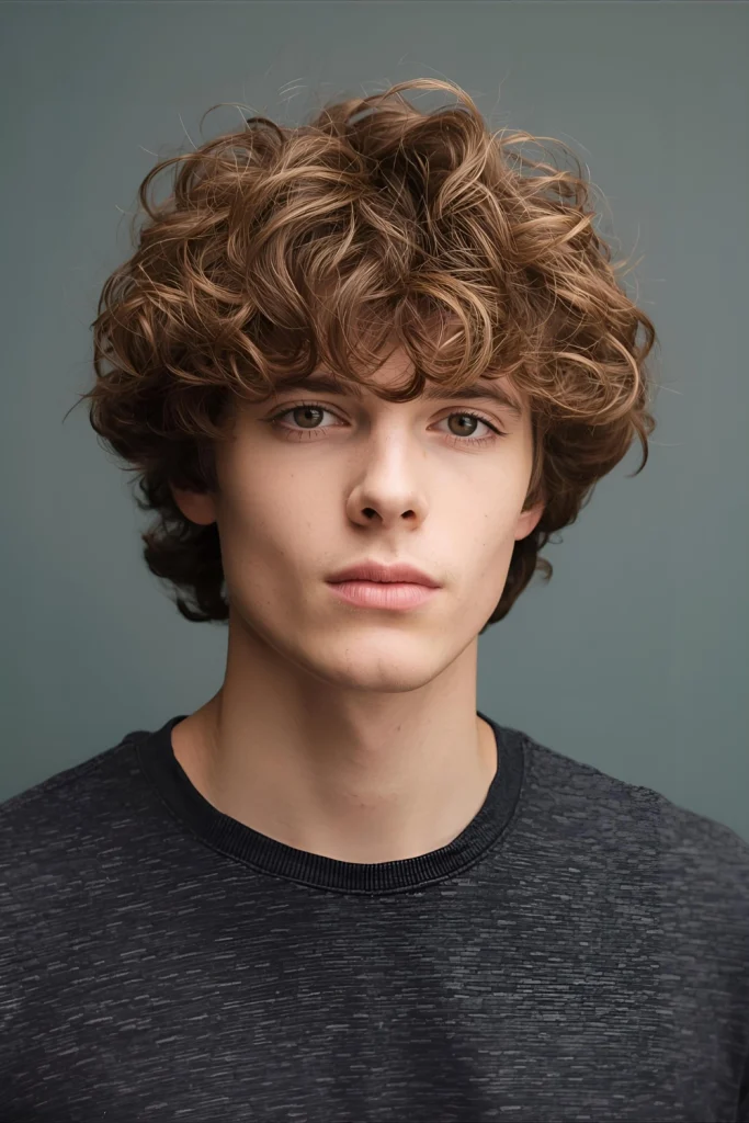 The Curly FringeSoft and modern, this cut keeps weight in the front with curls falling casually over the forehead. It's perfect for creating a youthful, approachable vibe.