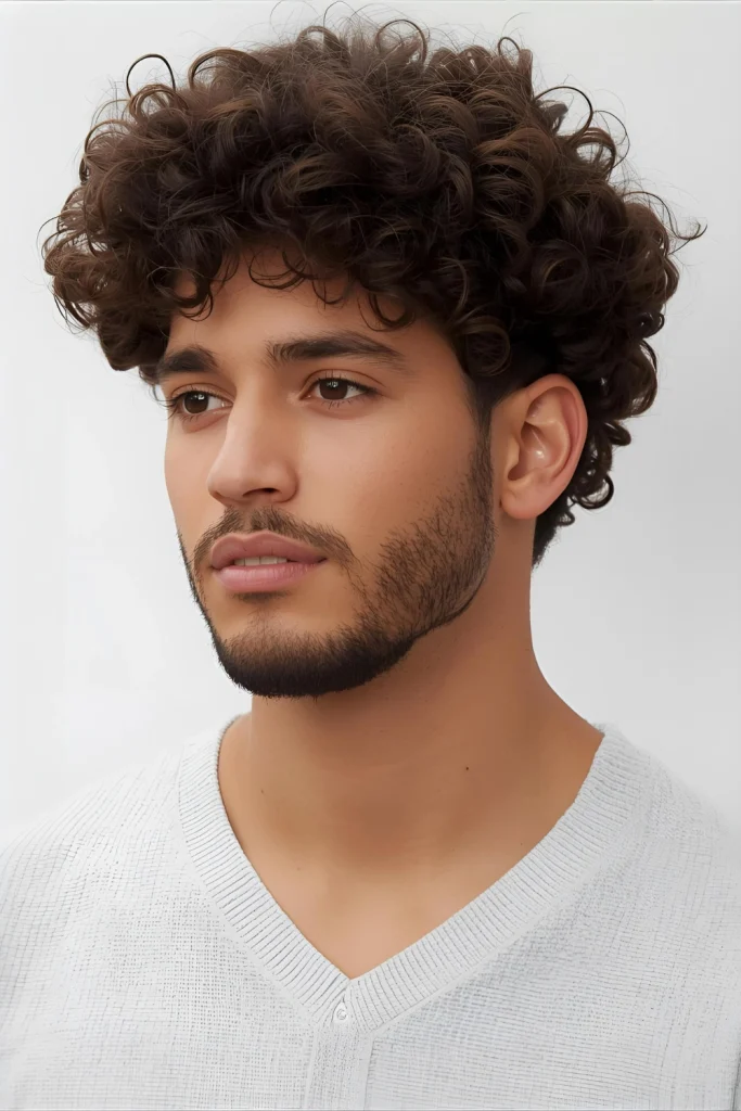 The Curly Mane If you have natural curls, medium length is ideal for showing them off. This cut focuses on maintaining a shape that allows curls to form properly while keeping them manageable and
