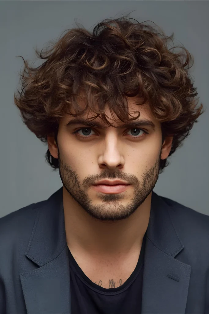 The Curly ShagEmbrace controlled chaos with choppy, disconnected layers that create movement and rock-and-roll edge. Perfect for an artistic, "lived-in" look.