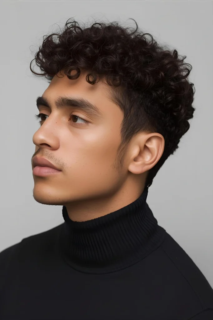 The Defined Curly Coif For a polished appearance, use defining products to style each ringlet into place. This look requires more effort but delivers impeccable, glossy results.