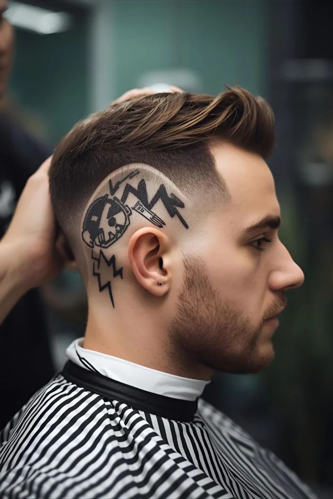 The Fade with a Graphic Design

This is where the barber becomes an artist. A simple fade becomes a canvas for fun designs—like geometric lines, lightning bolts, or even their favorite cartoon character—shaved into the side. It’s an instant conversation starter.