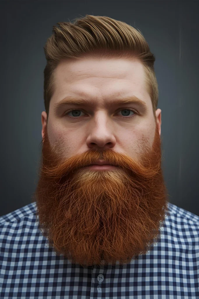 The Ginger Bandholz The ultimate expression of beard confidence. Named after beard champion Eric Bandholz, this style involves minimal trimming and maximum growth, celebrating your ginger beard i