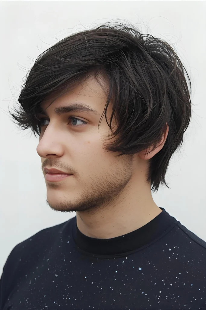 The Layered Shag

Strategic layers throughout remove weight while adding movement and dimension. The shag cut is perfect for creating the illusion of thickness in straight hair.