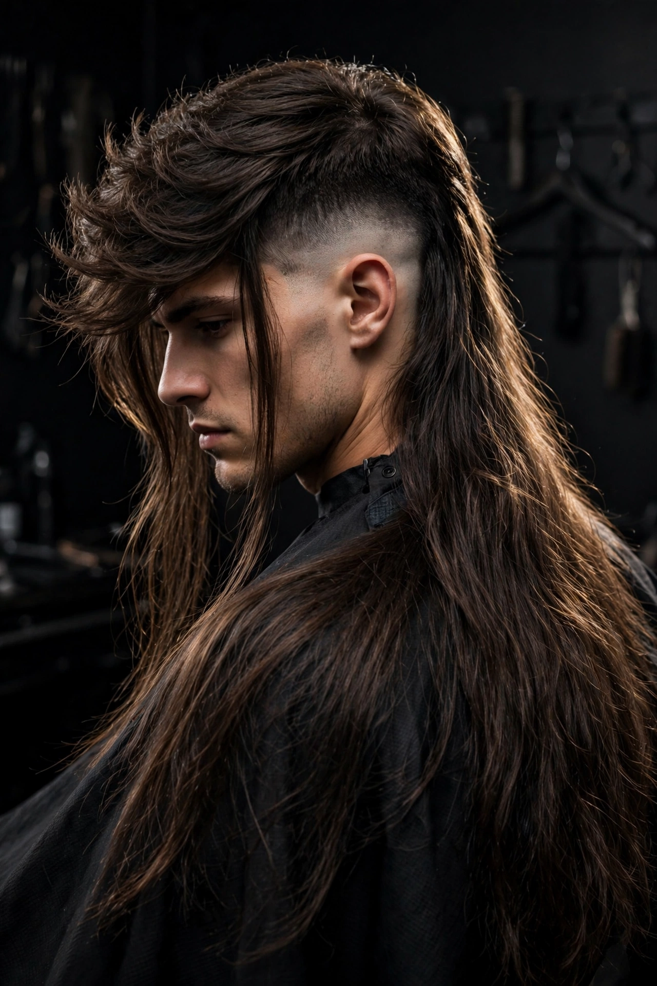 The Long Top Mullet with Taper

Maximize the contrast between front and back with significant length in both sections, creating a dramatic, head-turning silhouette.
