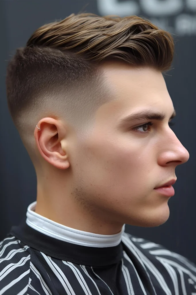 The Low Fade

A more subtle and versatile fade. The low fade starts to taper down closer to the ears, keeping more hair on the sides. It’s a sharp, clean look that is appropriate for any setting, from the playground to a party.