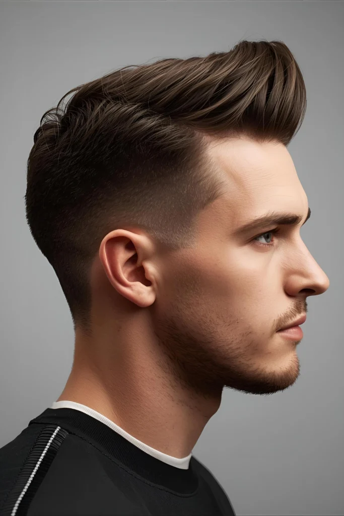 The Performance Undercut

Featuring shorter sides with longer top, this style offers multiple styling options. Wear it down for casual play or slick it back for games—either way, it handles sweat and movement beautifully.