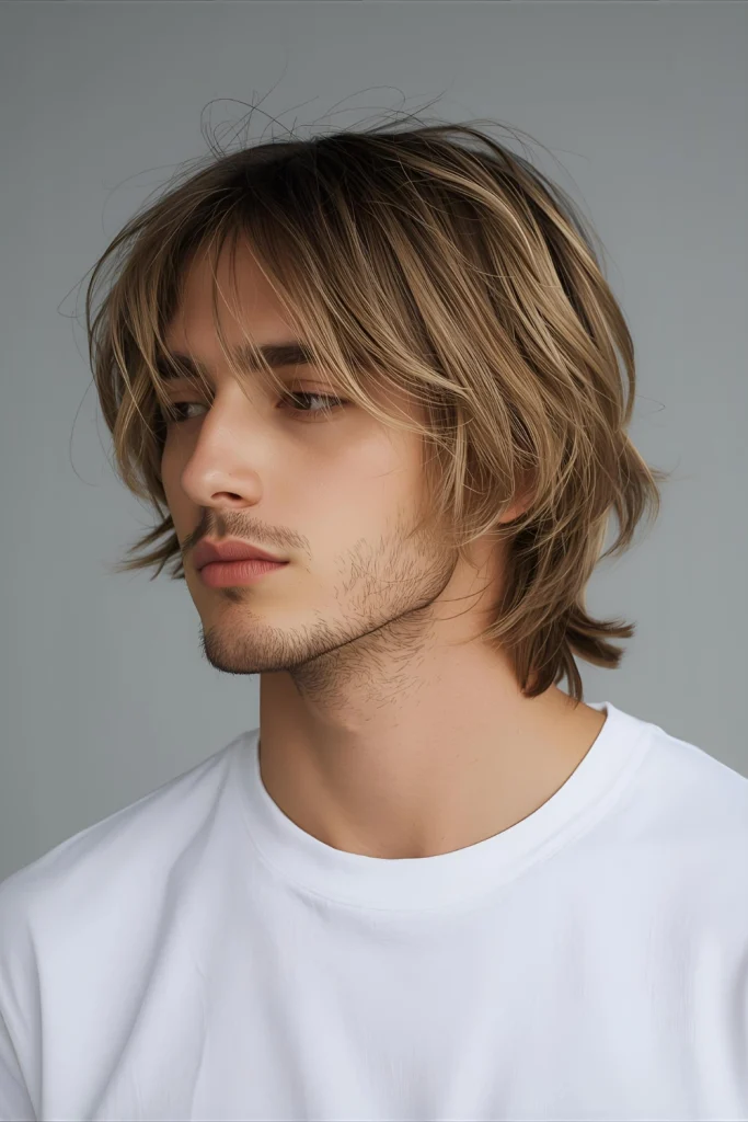 The Shaggy Layers

This cut is all about a relaxed, "lived-in" vibe. With long, shaggy layers throughout, it’s perfect for boys who want a low-maintenance style with a touch of rock-and-roll edge.