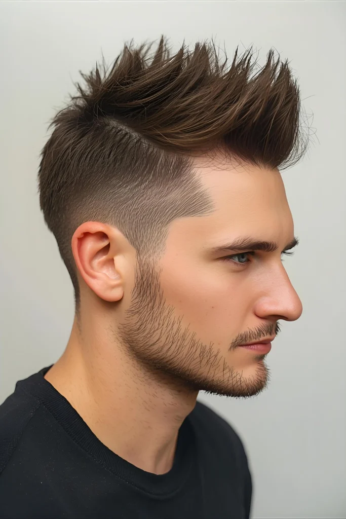 The Spiky Textured Top

A little gel or pomade transforms a short, textured cut into a fun, energetic style. The spikes are messier and more piece-y than the rigid spikes of the past, giving them a modern edge.