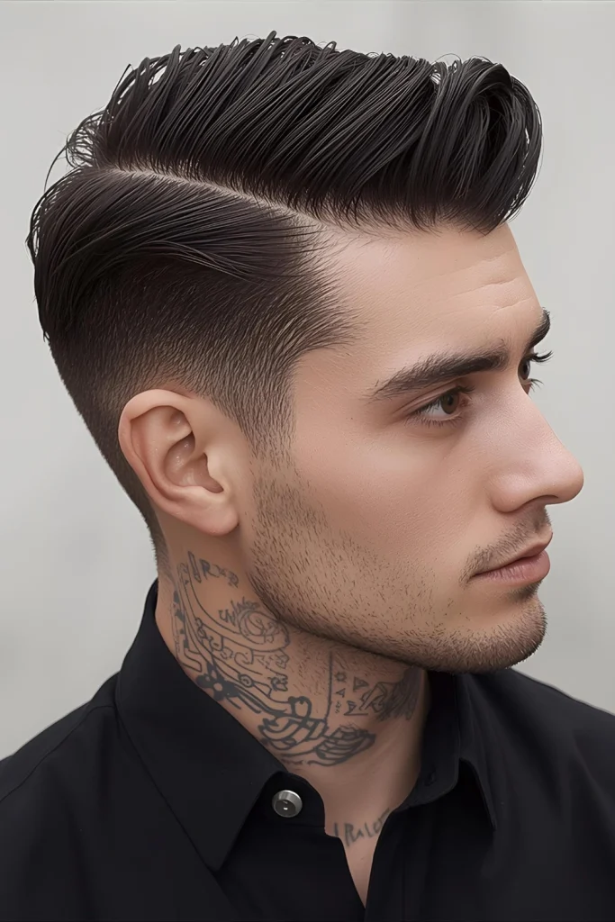 The Structural Wet WolfThis sophisticated take uses strong-hold gel or pomade to sculpt the wolf cut's layers into defined, architectural shapes. It's a more controlled and intentional look that still embraces the cut's inherent texture and edge.