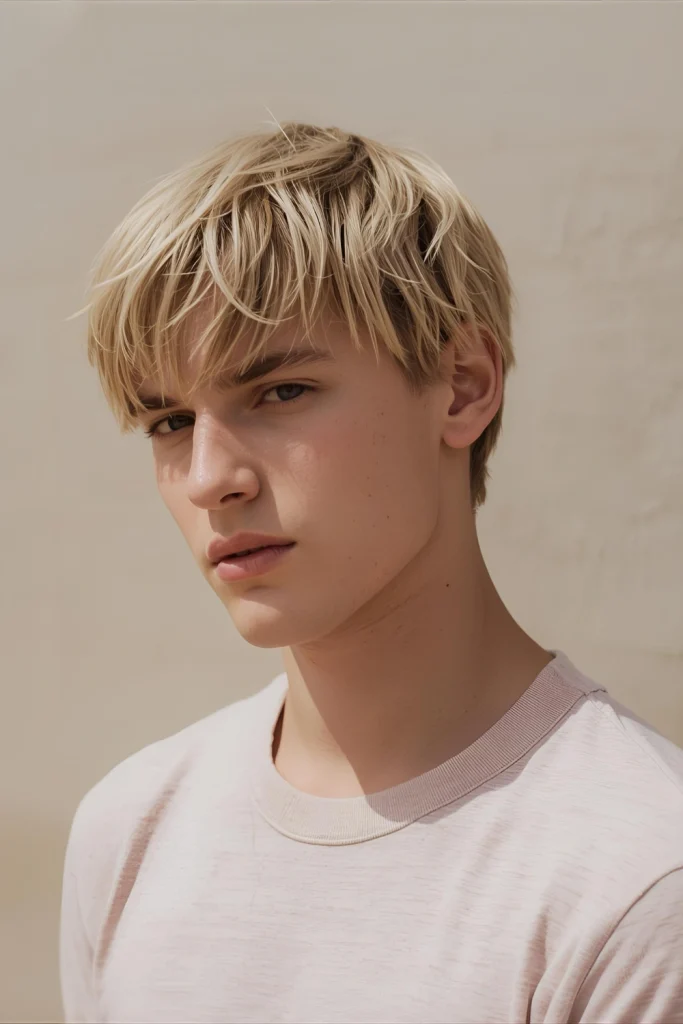 The Sun-Kissed MopEmbrace the classic, no-fuss surfer look. The "mop" is simply a one-length or slightly layered cut that’s left to grow out, often with naturally lightened ends from the sun. It’s the definition of low-maintenance cool, perfect for the kid who is always on the move and doesn't want to fuss with a brush.