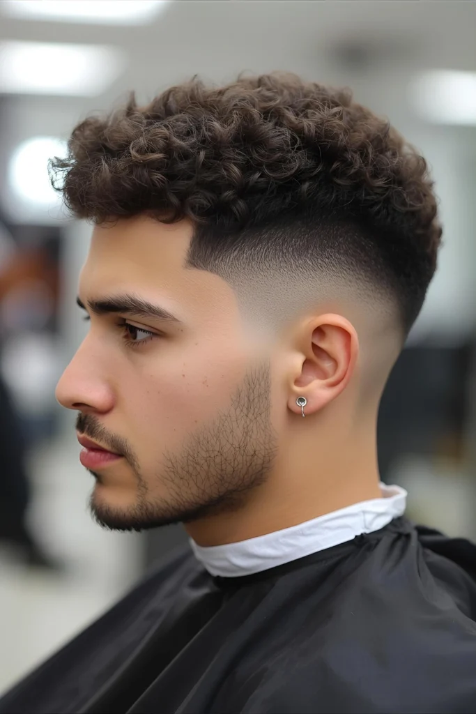 The Tapered Curly CutSofter than a fade, the taper gradually shortens hair down the sides for a clean, professional look that provides structure without stark contrast.