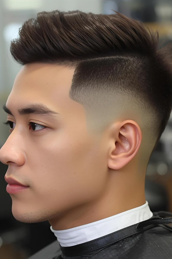 The Textured Quiff Combine volume with movement in this dynamic style that lifts hair at the front and sweeps it backward. Perfect for adding height and creating a confident, attention-grabbing l