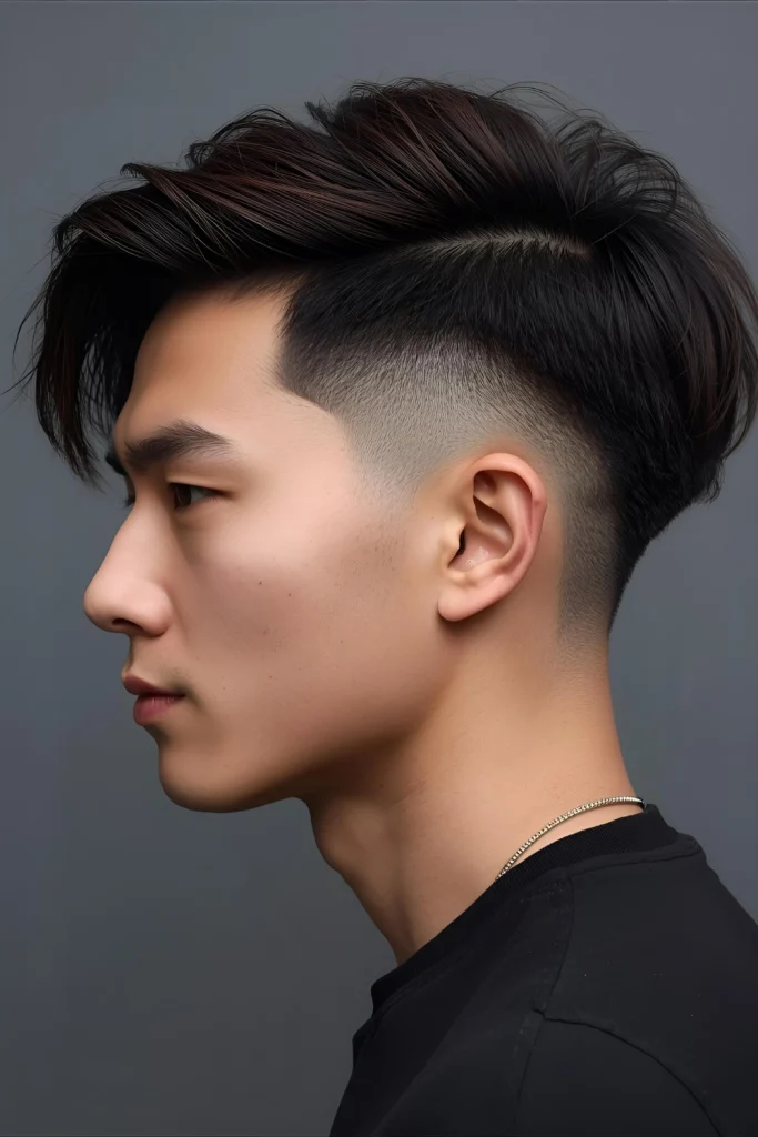 The Two-Block Cut

A hugely popular Asian-inspired style, the Two-Block cut features very short back and sides that create a distinct "block," contrasted with a longer, often layered top. It’s incredibly trendy and versatile.