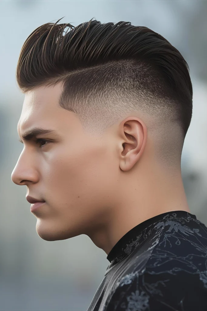 The Undercut

For a bold, defined look. The undercut features shaved or very short sides with a stark disconnect from the longer hair on top. This timeless style creates a powerful, graphic silhouette