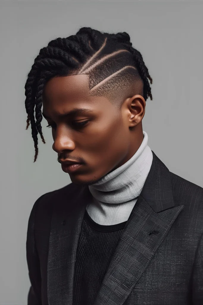 Triangle Part Twists Elevate your twist game with geometric parting patterns. Triangle parts add architectural interest and make your style stand out from traditional straight parts.