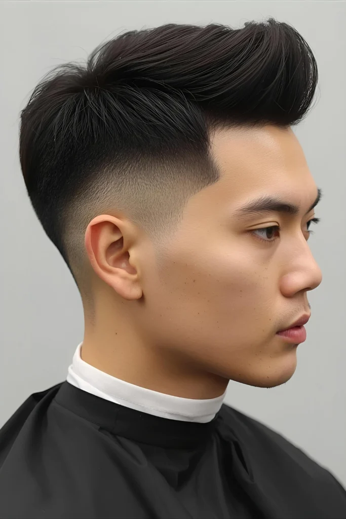 Two-Block Cut with Texture

This Asian-inspired style features a distinct separation between short sides and longer top, updated with more texture and softer blending for 2026