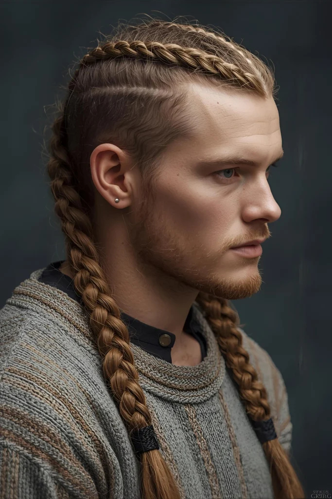 Viking Braids with Modern TwistInspired by historical styles but updated for 2026, these braids incorporate smaller sections and modern styling for a rugged yet refined appearance.