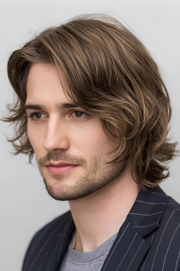 Wavy Medium Length with Face FramingMedium-length hair gets strategic layers that frame the face while soft waves add movement and dimension. This versatile style works for both professional and casual settings.