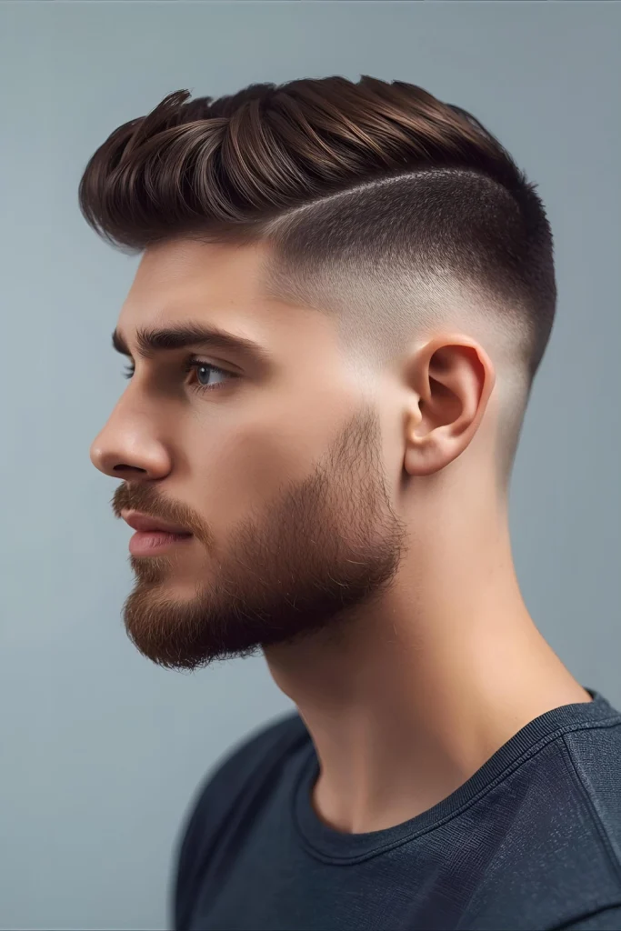 All-Rounder’s Versatile Fade The perfect everyday athletic fade. Not too high, not too low, with enough texture on top to style simply. It’s the reliable go-to for any activity.
