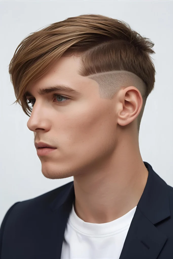 Asymmetrical Cut with Disconnect Break from tradition with uneven lengths and a stark disconnect between sections. This avant-garde look is for the true style innovator.