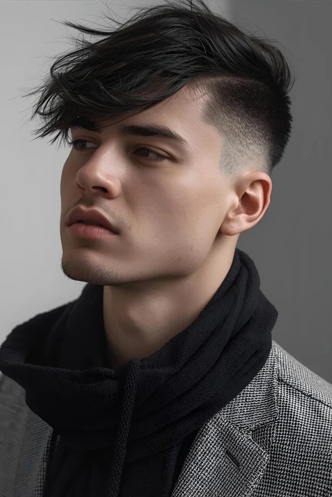 Asymmetrical Textured Crop Breaks the mold with uneven texture or an off-center weight distribution. For the individual who wants a unique, conversation-starting daily style. 14. Textured Wolf 