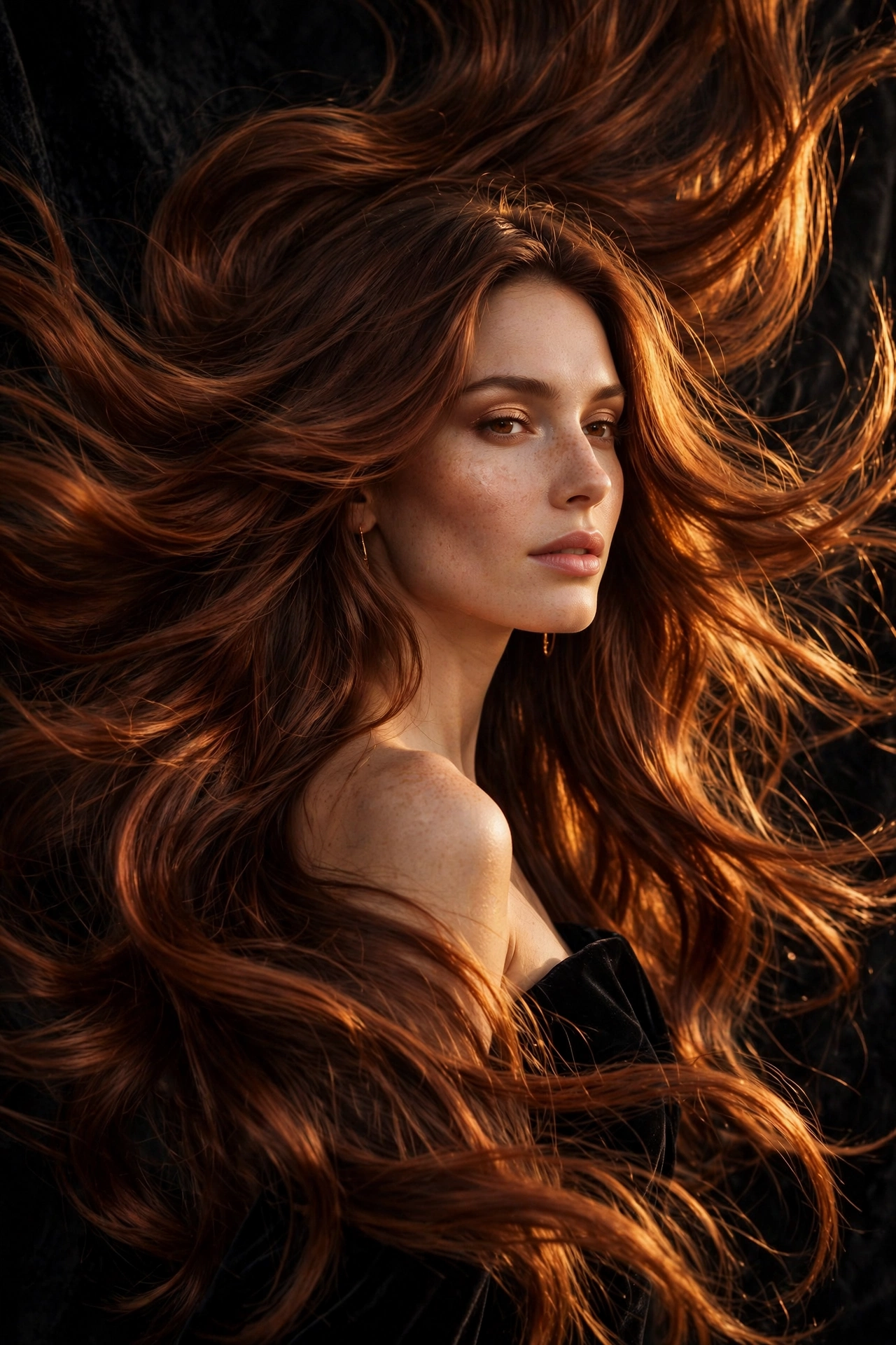 Auburn Spice for Brunettes