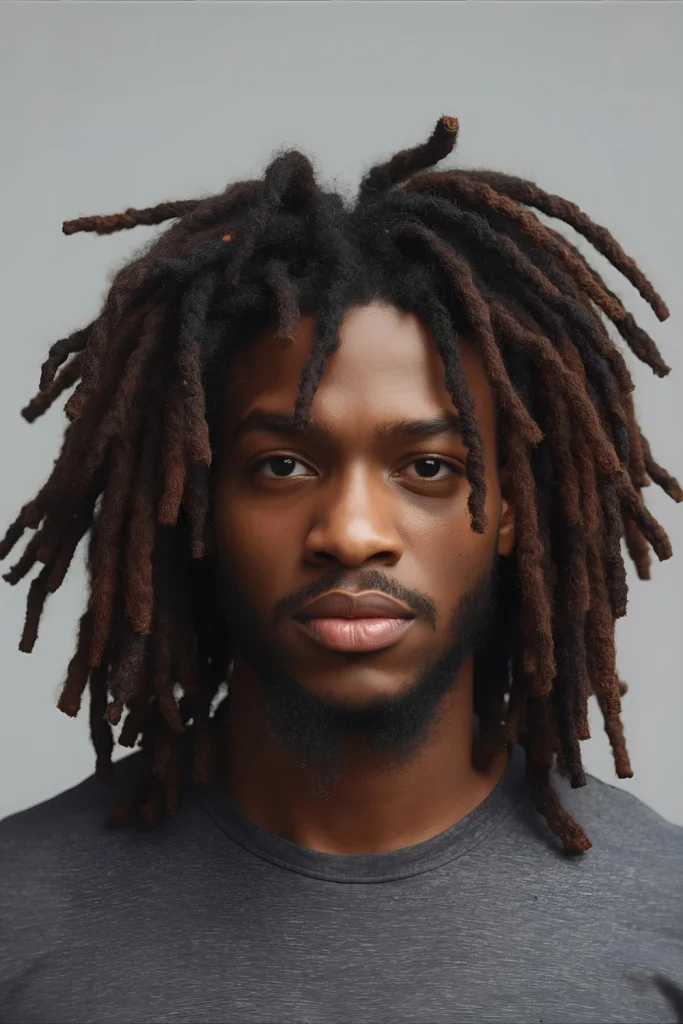 Classic Freeform Locs dread hairstyles - the most natural approach