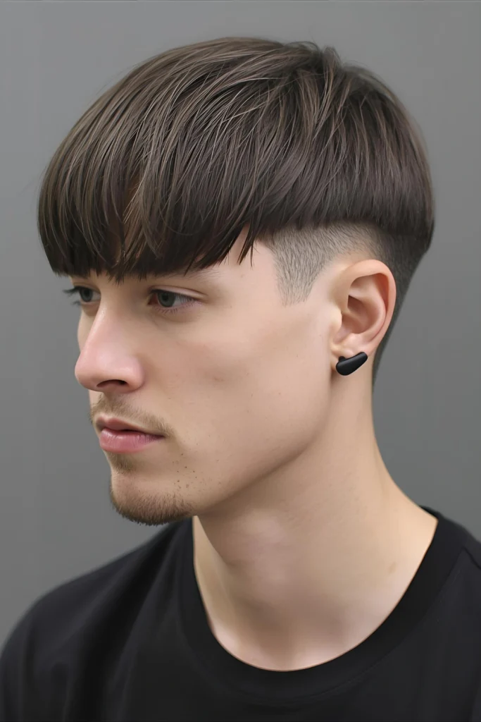 French Crop Taper The heavy fringe and short sides of the French crop are seamlessly connected with a taper, creating a sleek, European-inspired style.