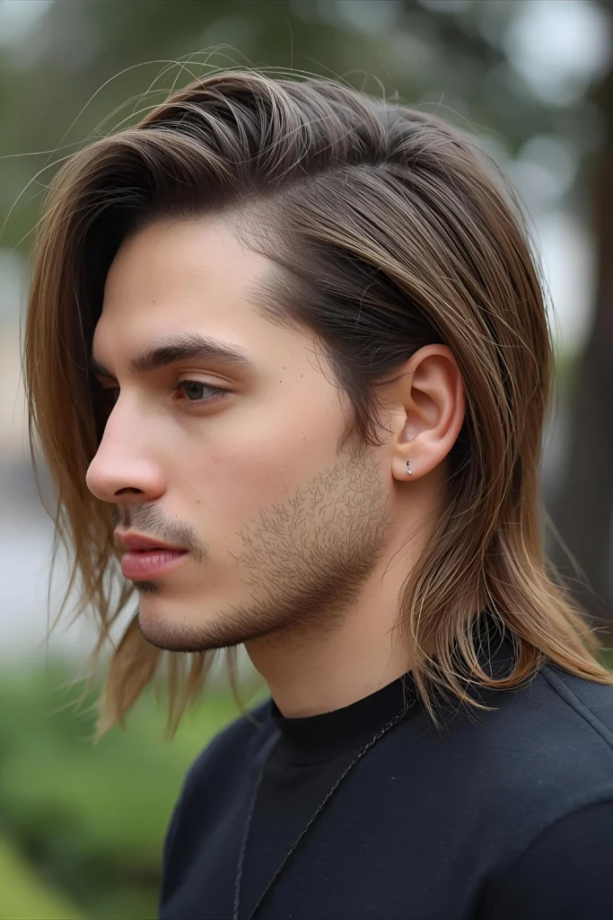 Long Flow Taper For those growing out their hair, a taper manages bulk on the sides and back, allowing the long top to be the star with effortless, flowing style.