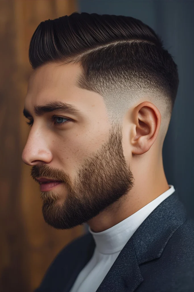 Medium Taper The perfect middle ground. Beginning around mid-head, this taper offers noticeable style without the high-contrast drama of a high fade.
