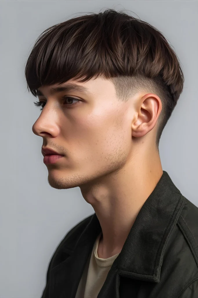 Mushroom Cut with Texture The classic bowl cut shape is reinvented with modern texture and softer edges, making it feel fresh and contemporary rather than retro.