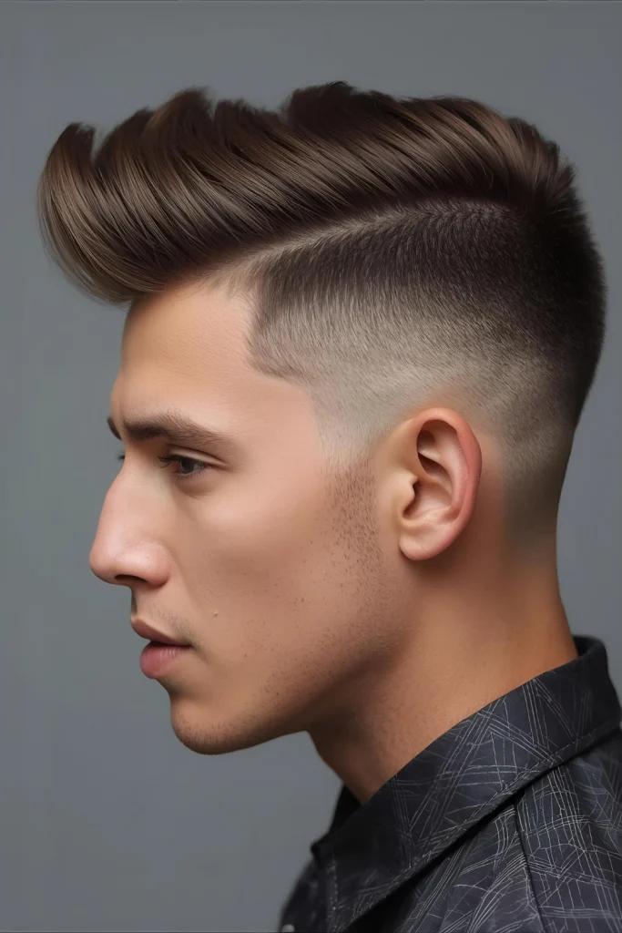 Short &amp; Punchy Faux Hawk A shorter overall cut creates a wide, stubby hawk that’s low-maintenance and full of attitude.